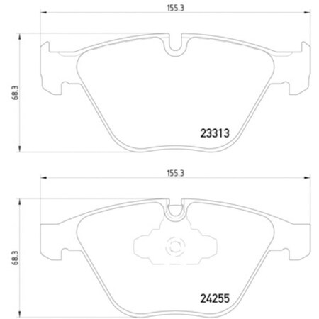 Pagid Brakes Disc Brake Pad, 355013931 355013931